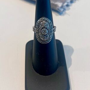 Marcasite Sterling Silver Ring